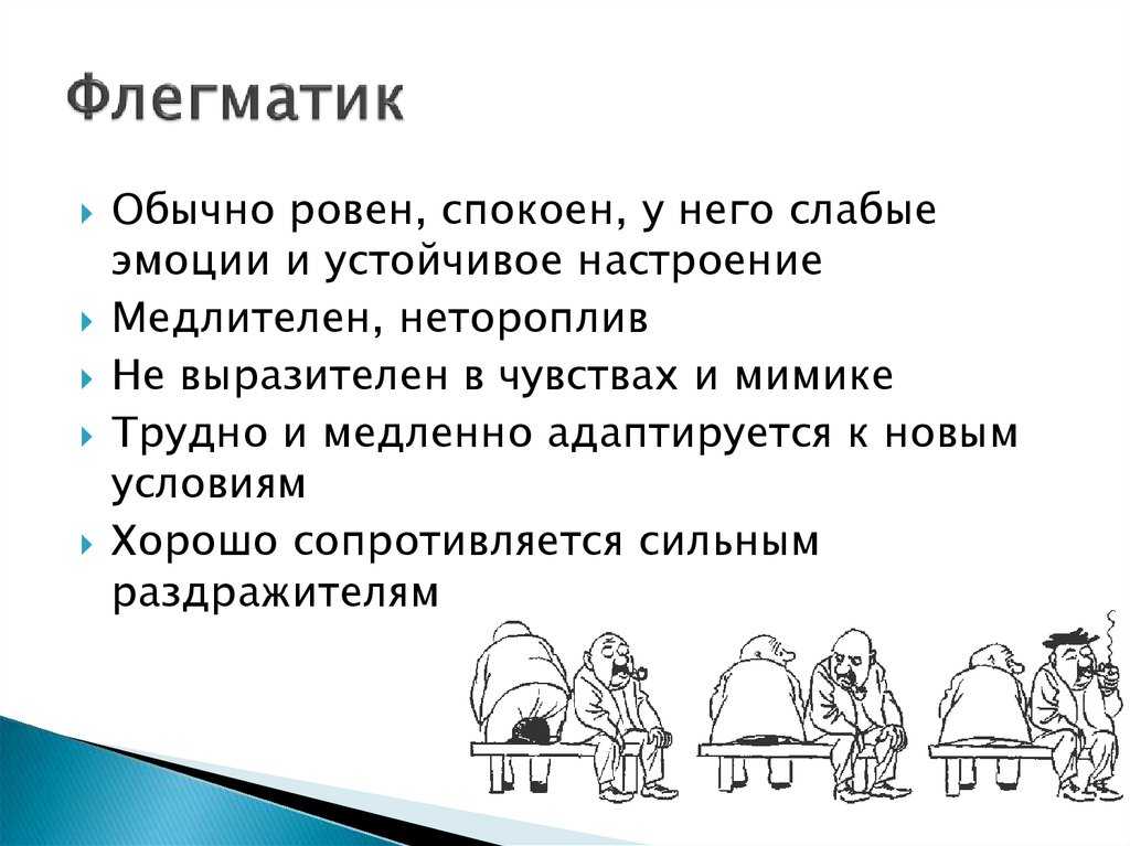 Флегматик: особенности темперамента, характер и поведение – impulsion.ru